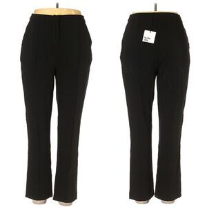 NWT Revolve BY THE WAY Black Minimalist High Rise Trouser Pants XL